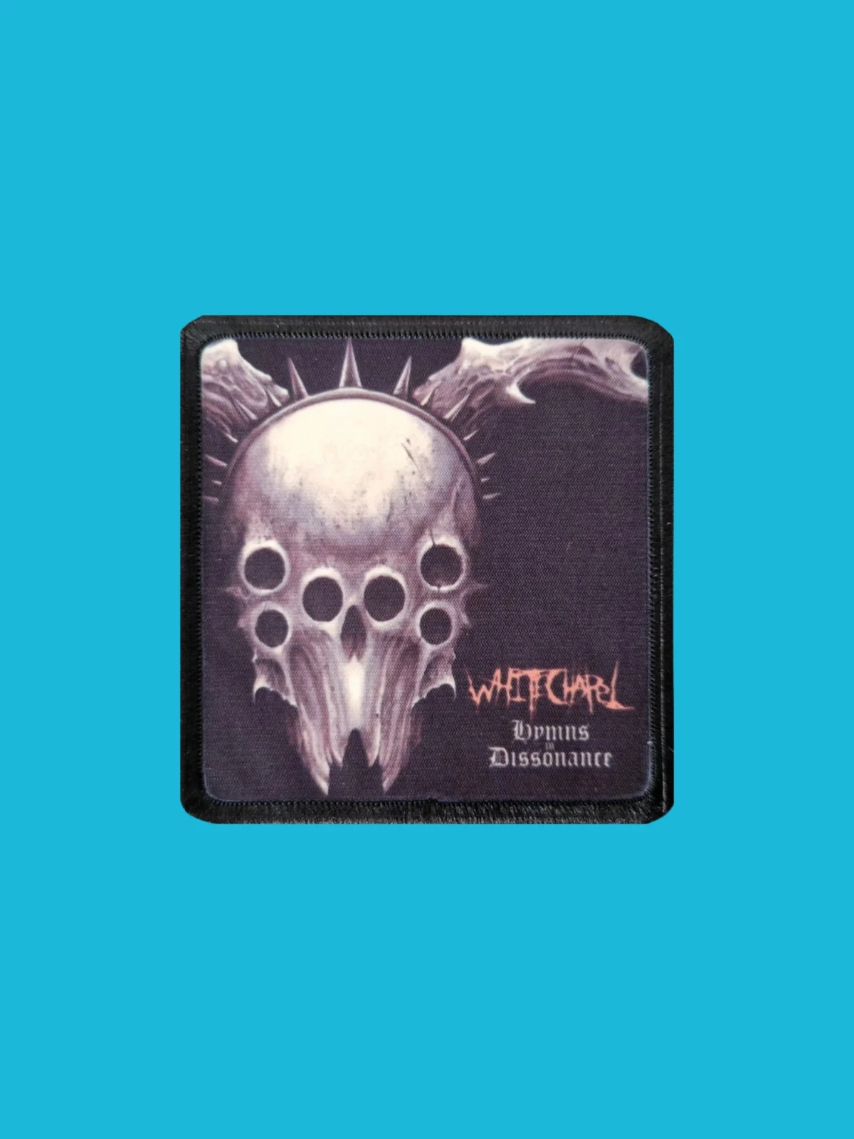 Patch Whitechapel - Hymns in Dissonance - Imprimé - Carré de 7,5 x 7,5 centimètres